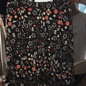 Lula Roe printed skirt